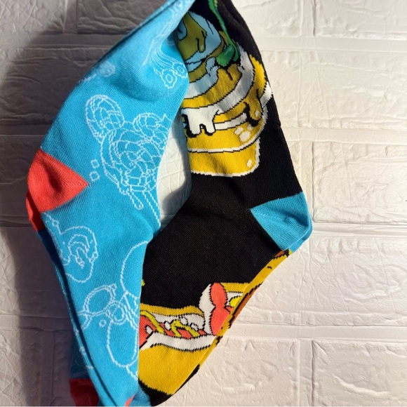 New Disney Graphic Socks Mickey Donut Pretzel Waffle Unisex Size US 4-10 - Picture 3 of 8